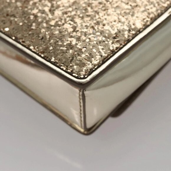 Salvatore Ferragamo Shoulder Bag Sequin 2way Gold Auth 108329 - Picture 4 of 16